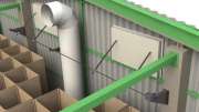 Система контейнерного хранения с использованием стационарных вентиляционных установок Dragon-M